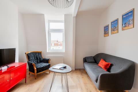 Top Airbnb: Malo-les-Bains duplex, 350 m from the beach in Dunkerque