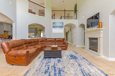 Cozy five bedroom home game room theater 
Room