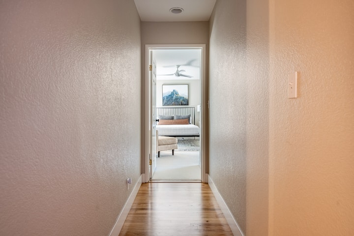 When it's time to retreat, you'll make a beeline for the sumptuous master suite.