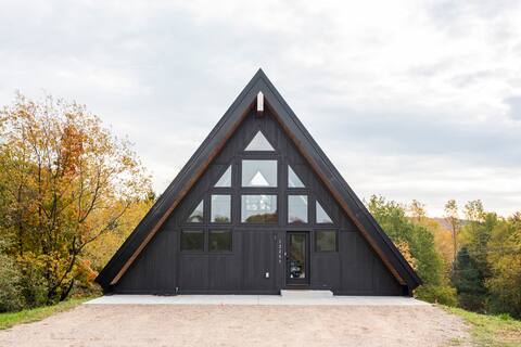 Exodus: Modern A-Frame With Hotub by Sleeping Bear