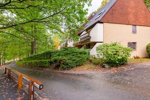 Klingenthal triplex 68m² Pool, tennis, sleeps 1–6