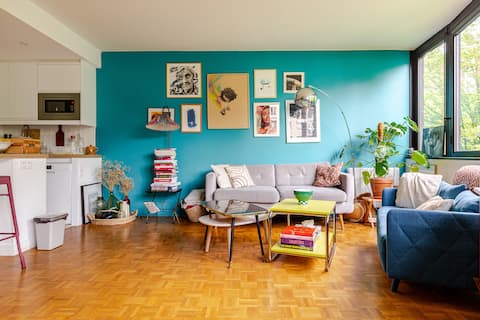 Top Airbnb: Spacious and comfortable apartment. in Pantin