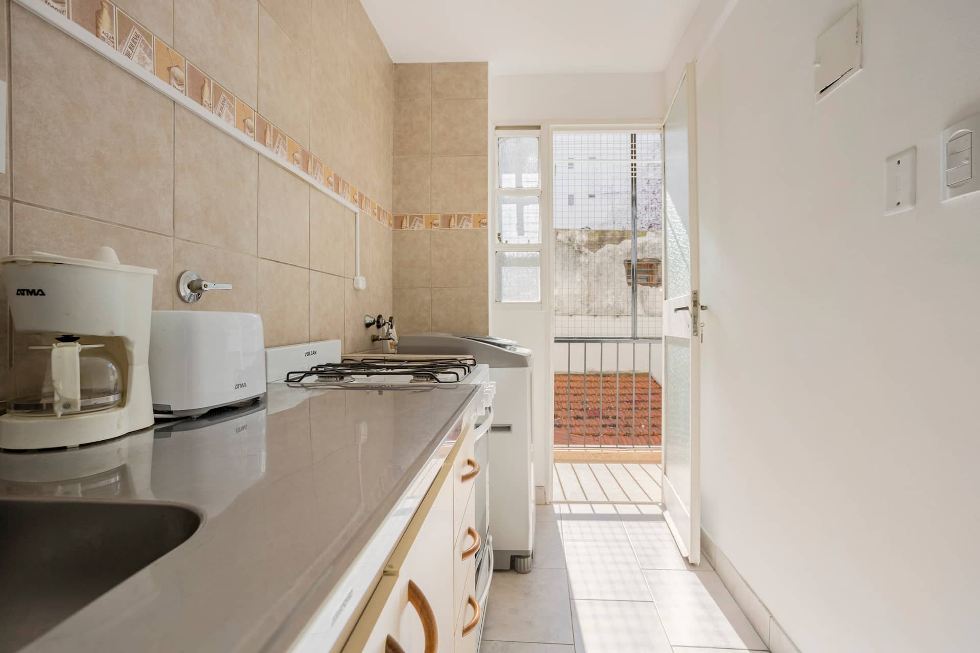 Apartamento com 1 quarto e varanda em Almagro