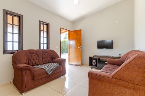 Airbnb em destaque: Cheerful cottage with pool and nature em Socorro