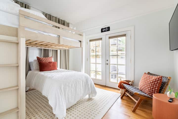 Chambre avec lits superposés