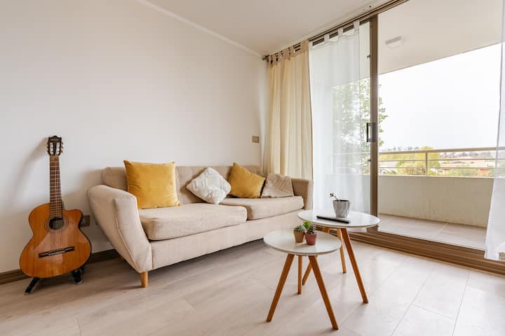 20 minutes from Viña Estac/2 Bedrooms/2 Bathrooms/3 beds.