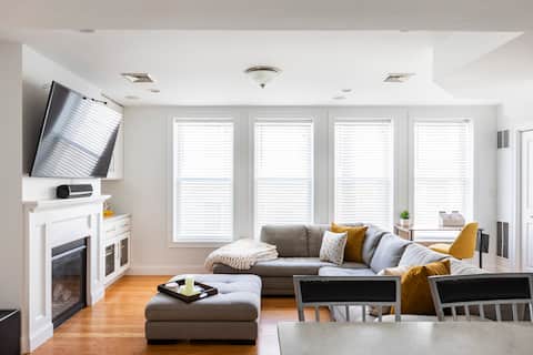 Top performing Airbnb: The Heart of Southie (Garage + Roof Deck) in South Boston