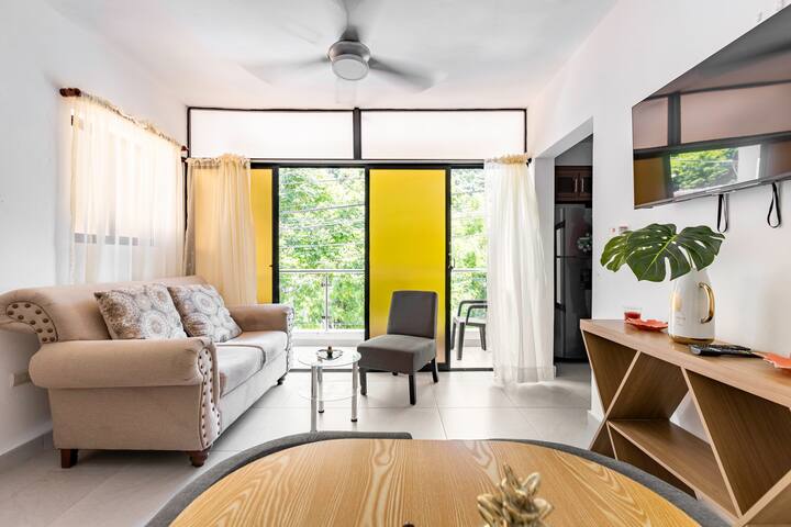 Entire home with 1 bedrooms in Puerto Plata - Apartamento A4  vista hermosa WiFi  80/40 mbps