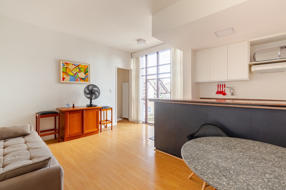 Top Airbnb: 1 Bd Flat in Belo Horizonte (Employees) em Funcionários