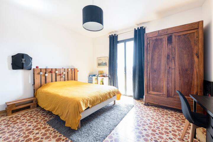 غرفة نوم 1 (1 سرير مزدوج/حمام)