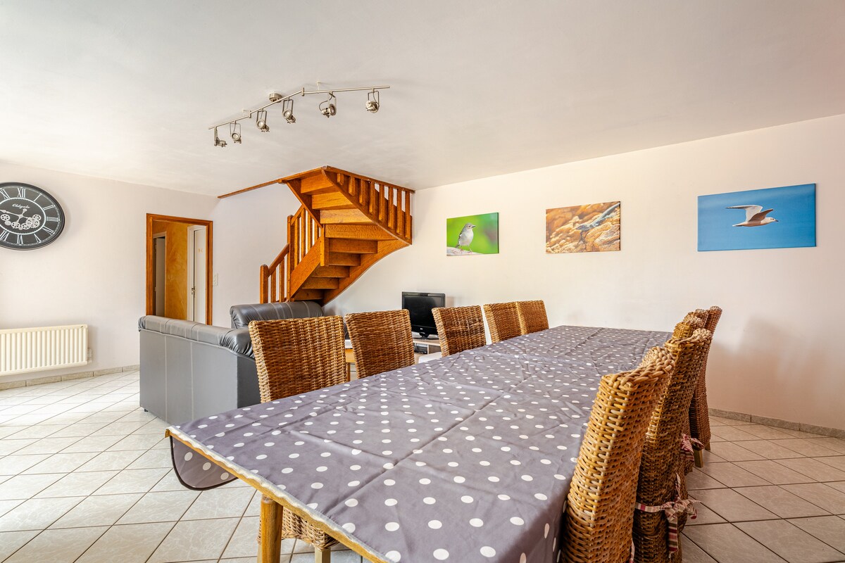 Salon et séjour du gîte familial
