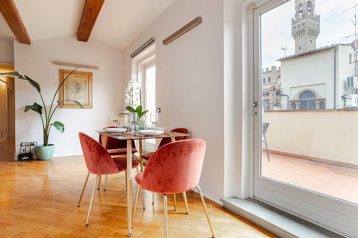 Signoria – Bellissimo attico con vista sui tetti gallery image 4