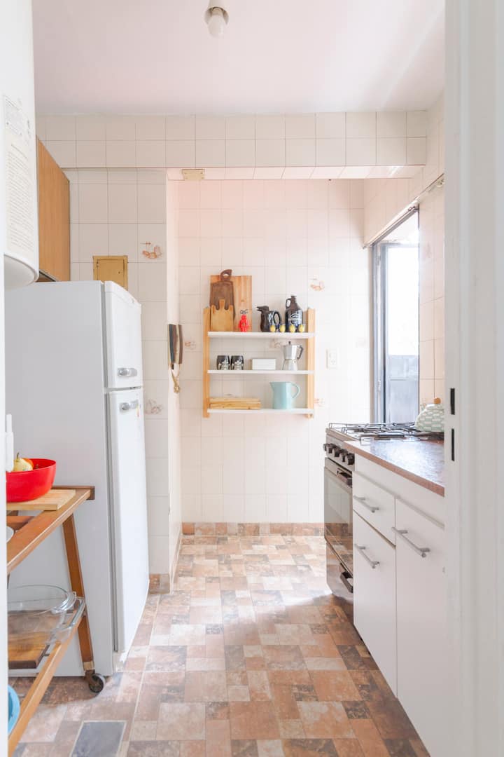 Departamento con terraza en Colegiales