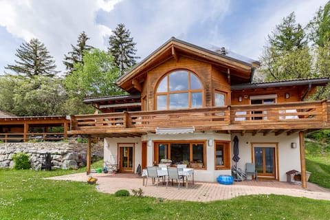 Apartment with Alps view and sauna