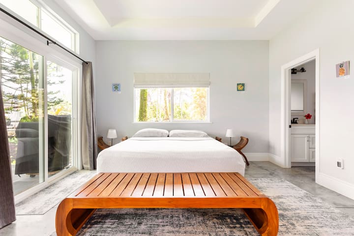 Ohana u prizemlju: apartman „Lower Ocean” s bračnim krevetom (Cal-King)