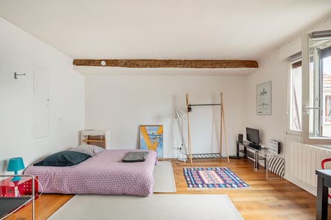 Charming studio 10 min from Paris
