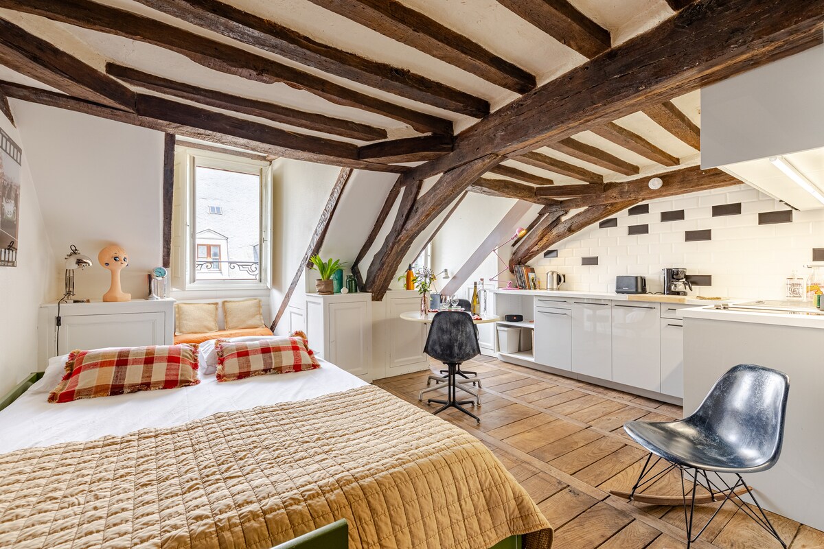 Top Airbnb: Studio in the Historic Center of Rennes in Centre