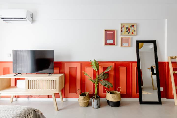 Apartamento de 1 quarto em Chacarita com sauna