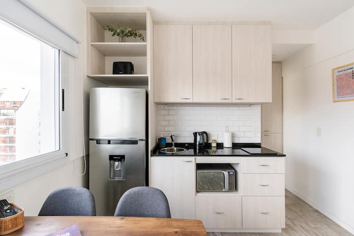 Studio apartment in Recoleta with pool