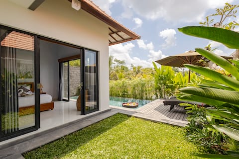 Temuku Lanyahan Ubud 1 |Room with ricefield view