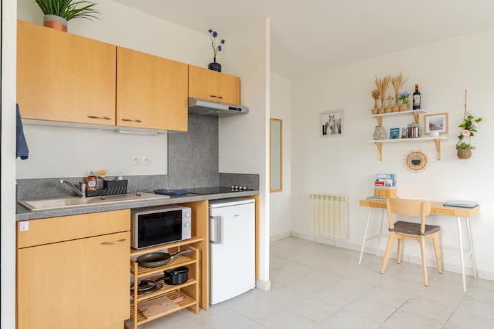 Studio Cosy à 500m Du Pôle Hippique - Saint-Lô