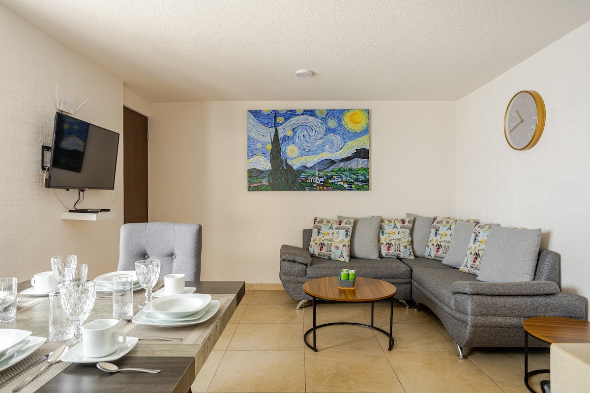 Airbnb con mejor rendimiento: Family-friendly GNP Stadium, Palacio Deportes, Airport en Moctezuma 2ª. Sección