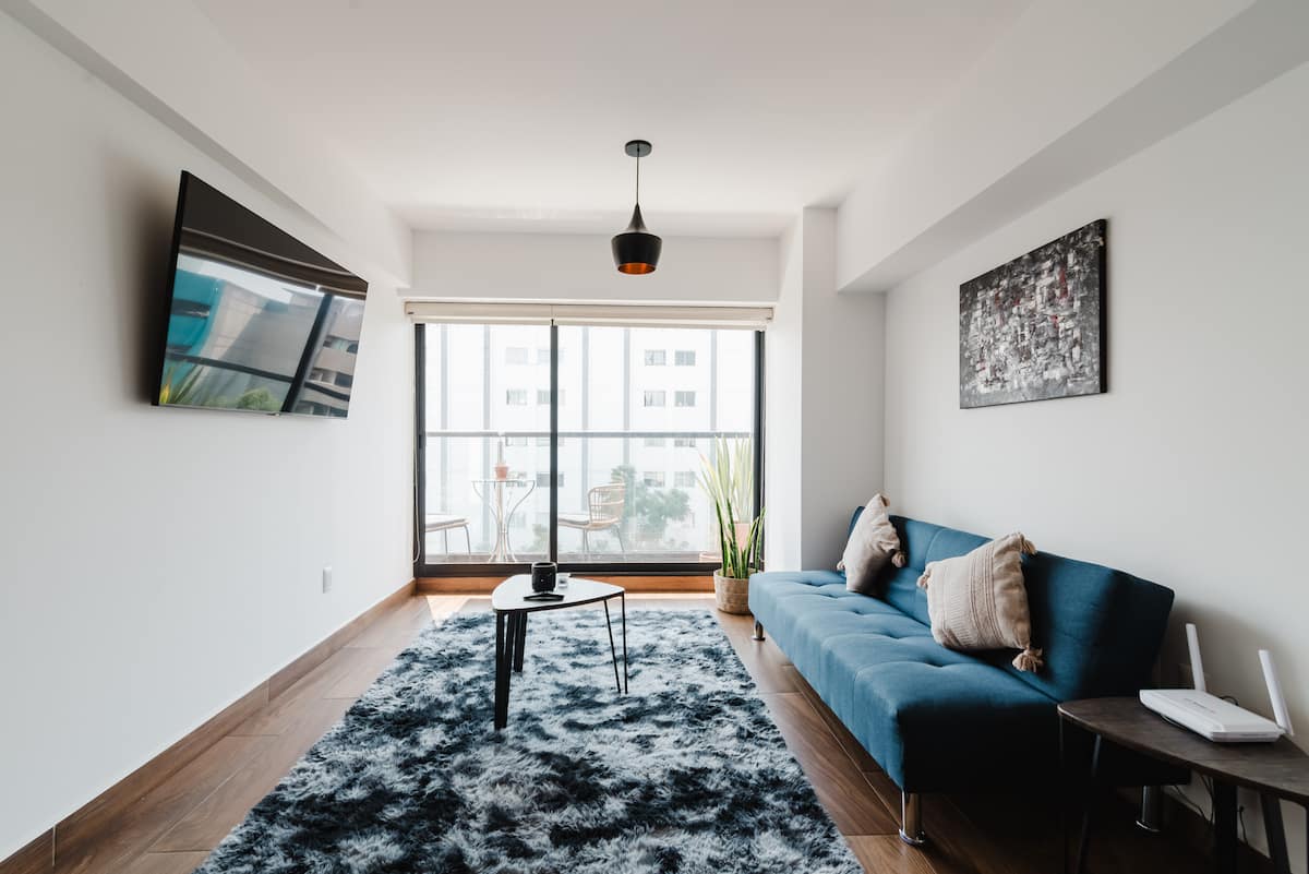 Luxury interior of a Mexico City Kasa apartment