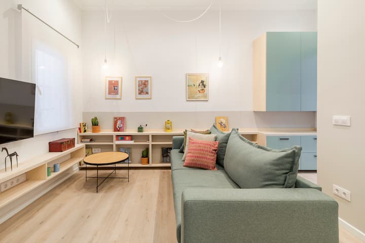 Latina Patio - Family Accommodation With A Patio - Madrid
