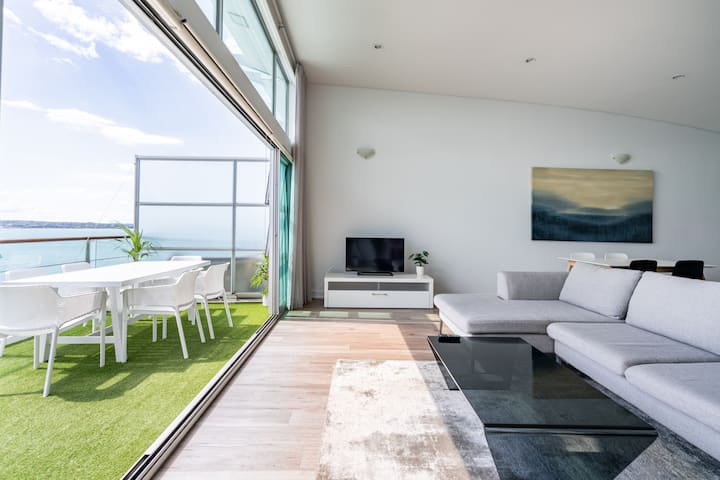 Spacious Penthouse With Spectacular Harbour Views! - 오클랜드