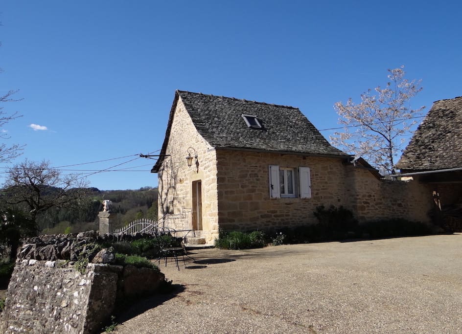 Gîte La Chapelle vu d'en-haut