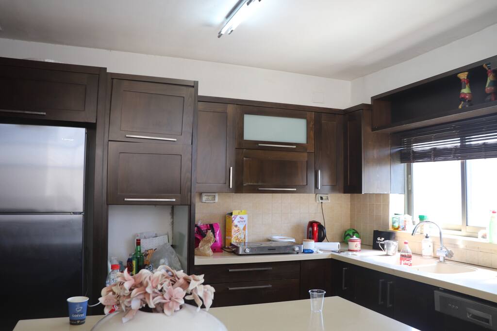 Fully equipped kitchen. Electric kettle