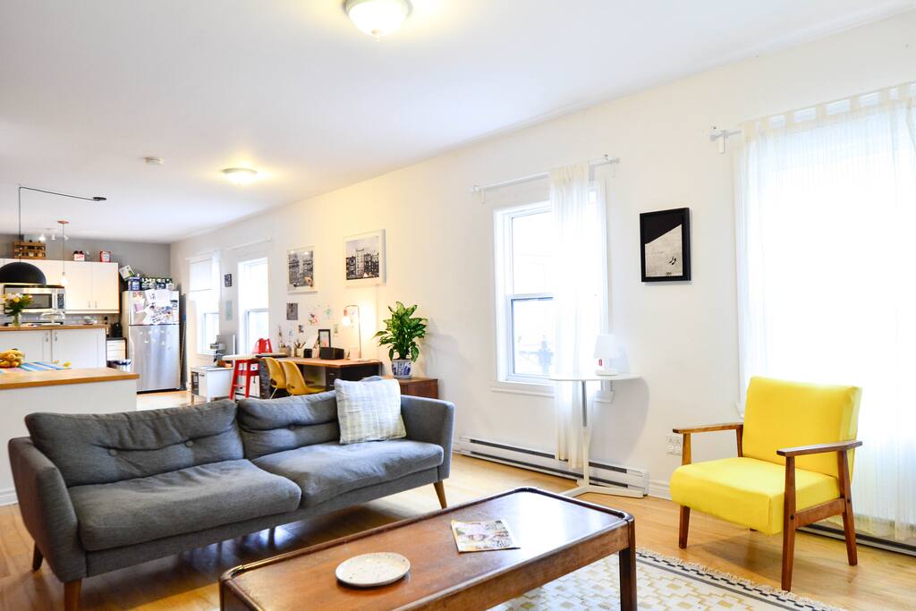 Bright living room