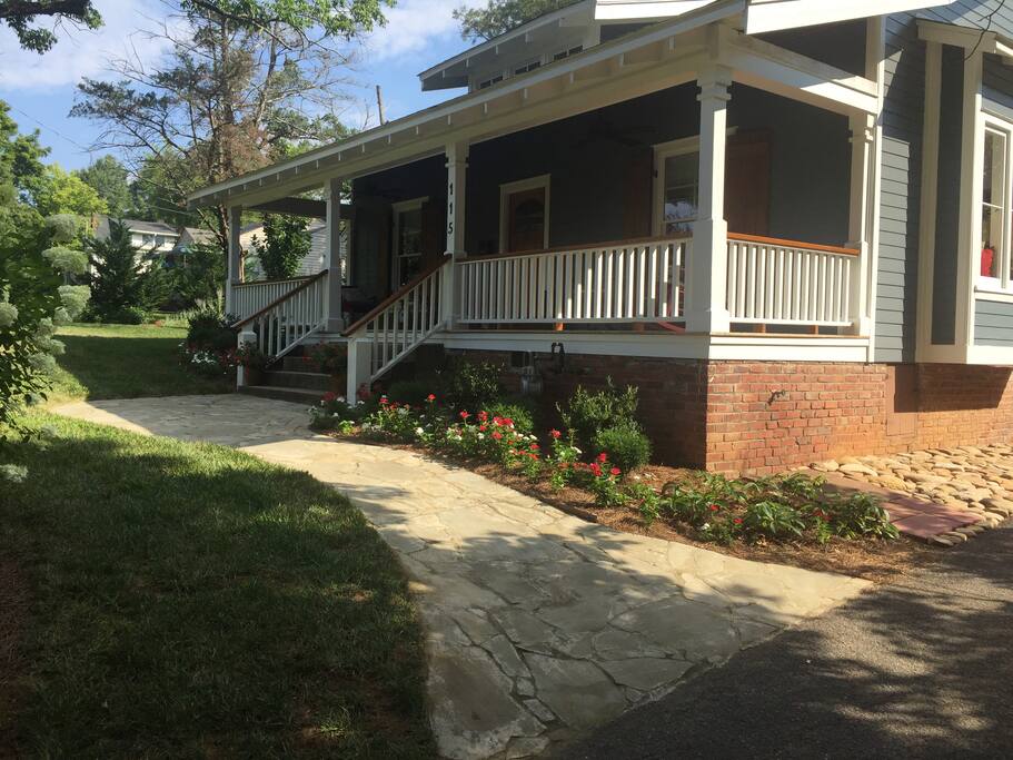 We invite you to come up on the porch