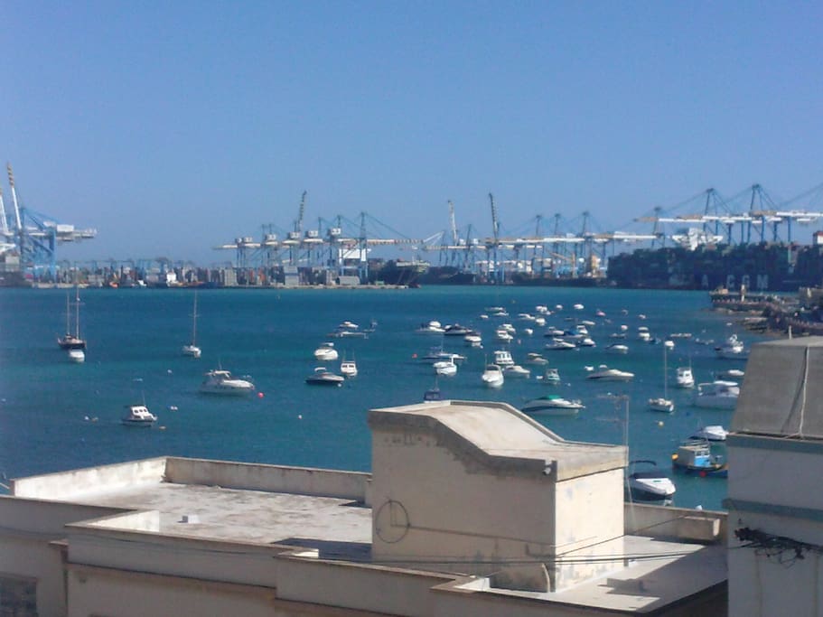 Actual view from front balcony