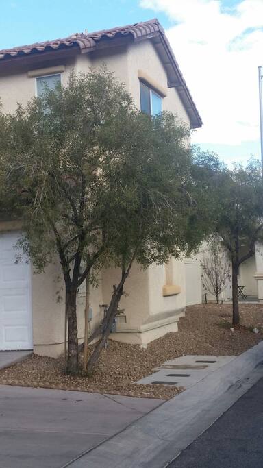 Side view of the house