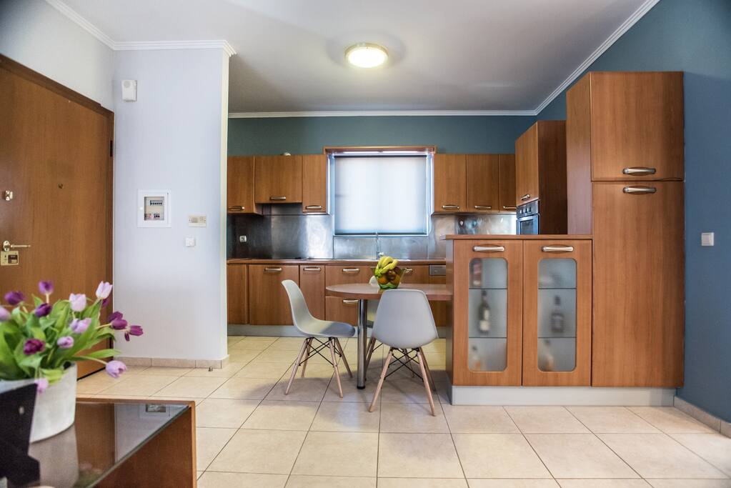 The kitchen is spacious and offers everything you may need to prepare delicious meals.