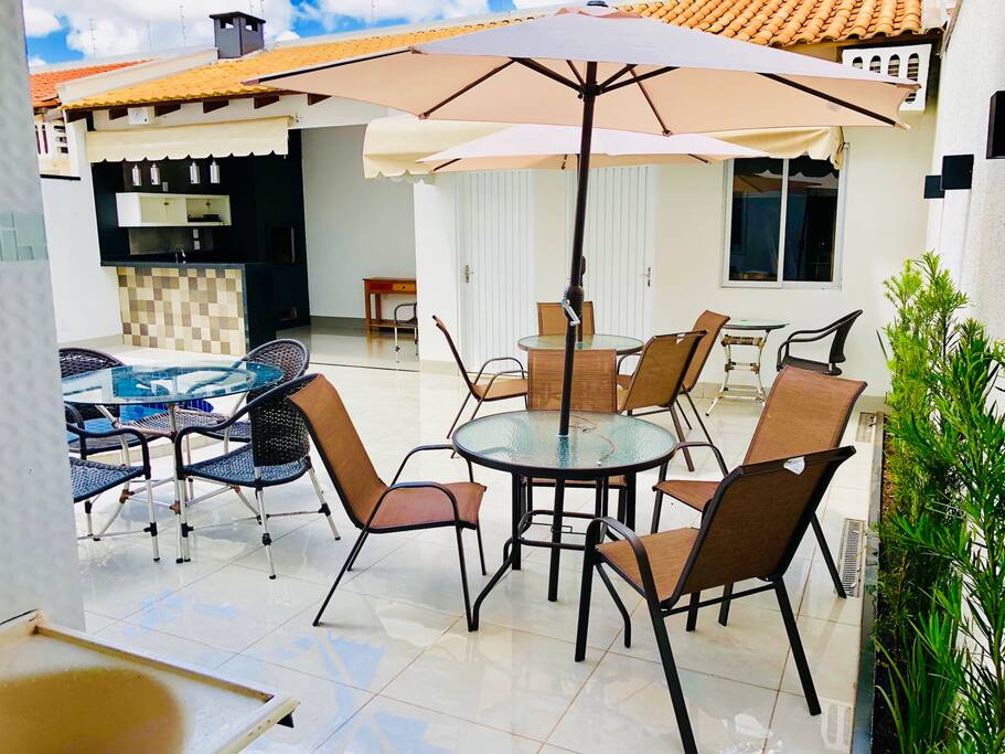 Área de lazer da casa