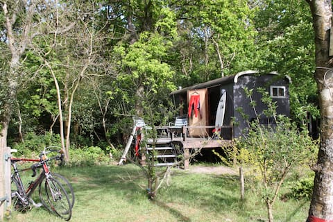 LA SUD woonwagen aan de bosrand