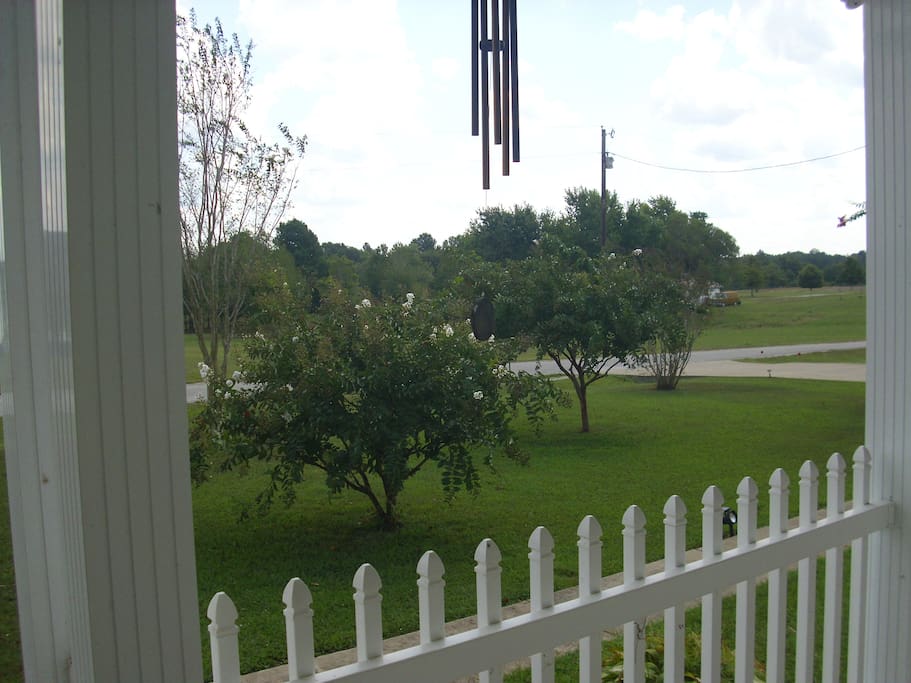 View from front porch
