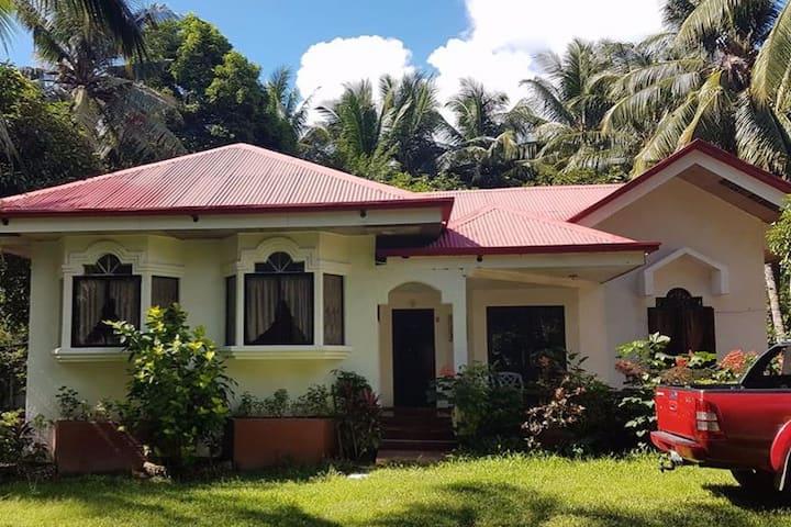 House in Dauin, 30m away from beach with garden
