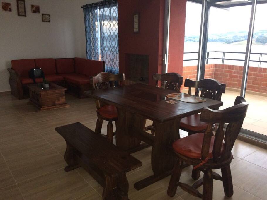 Dining and Living room