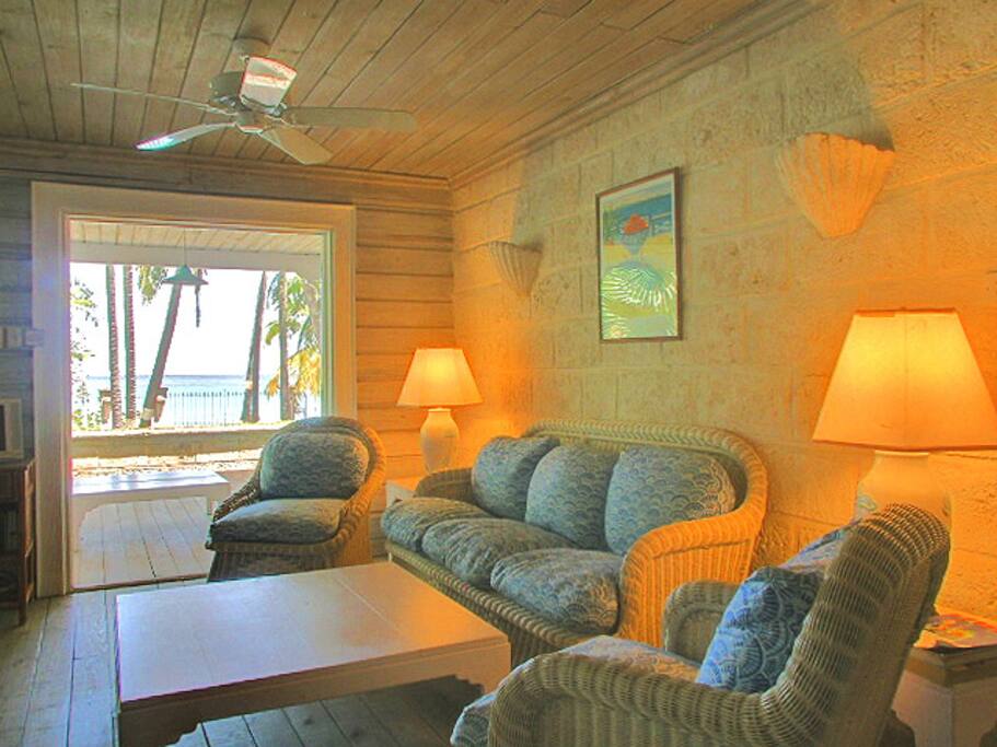 Living Area with Sea View