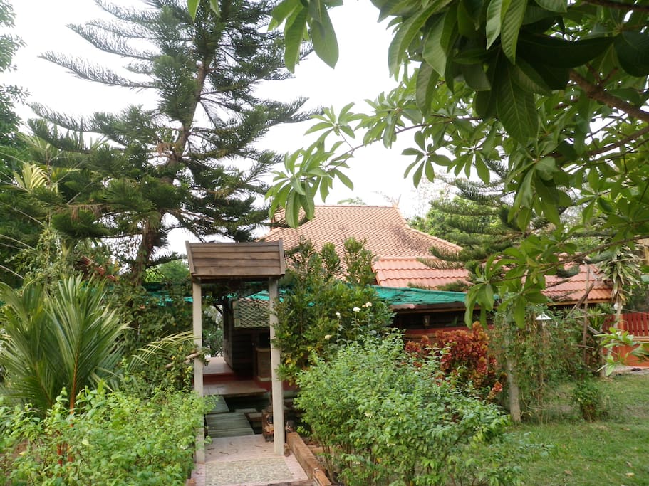 entrance of the house