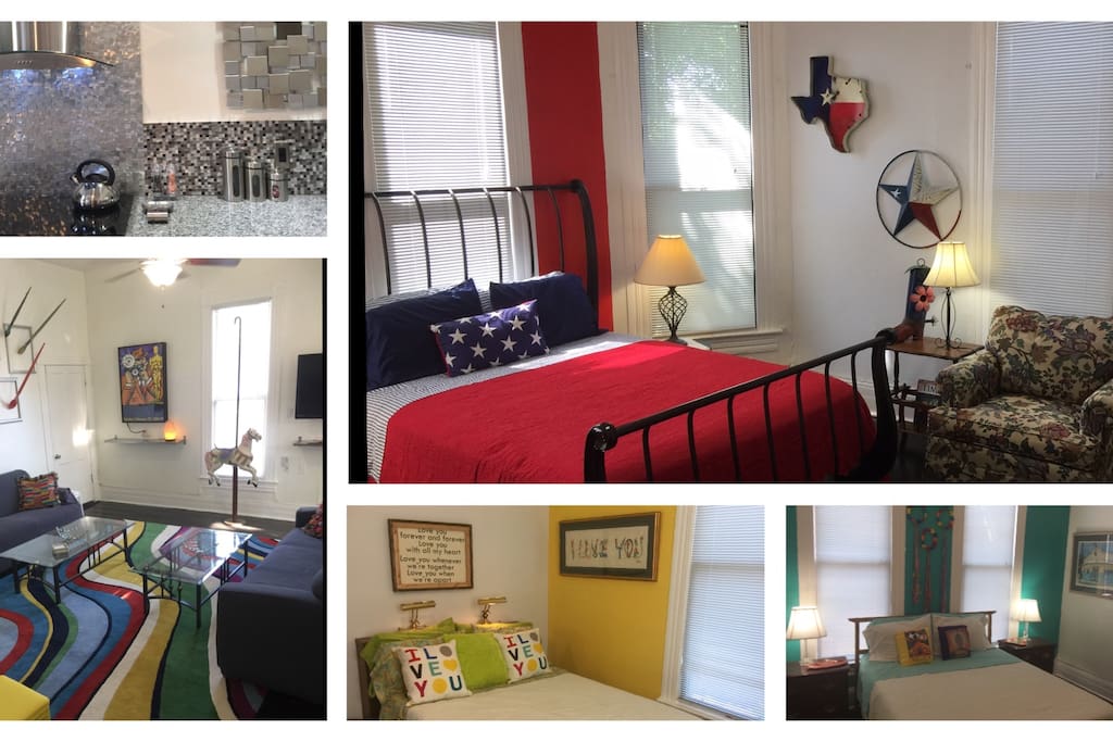 Nearly 100 y.o. home, completely updated, open, artistic, spacious, high ceilings!