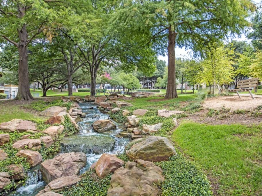 Environment at the apartment complex.