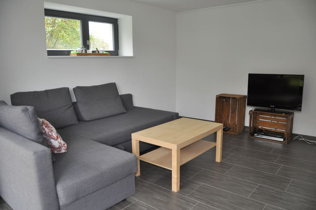 Wohnzimmer - Sofa zum ausziehen