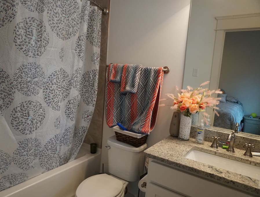 Private full bath.