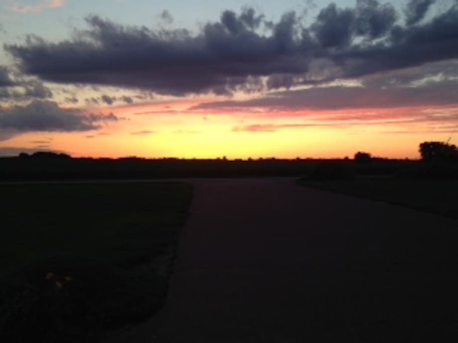 Sunset from the dock