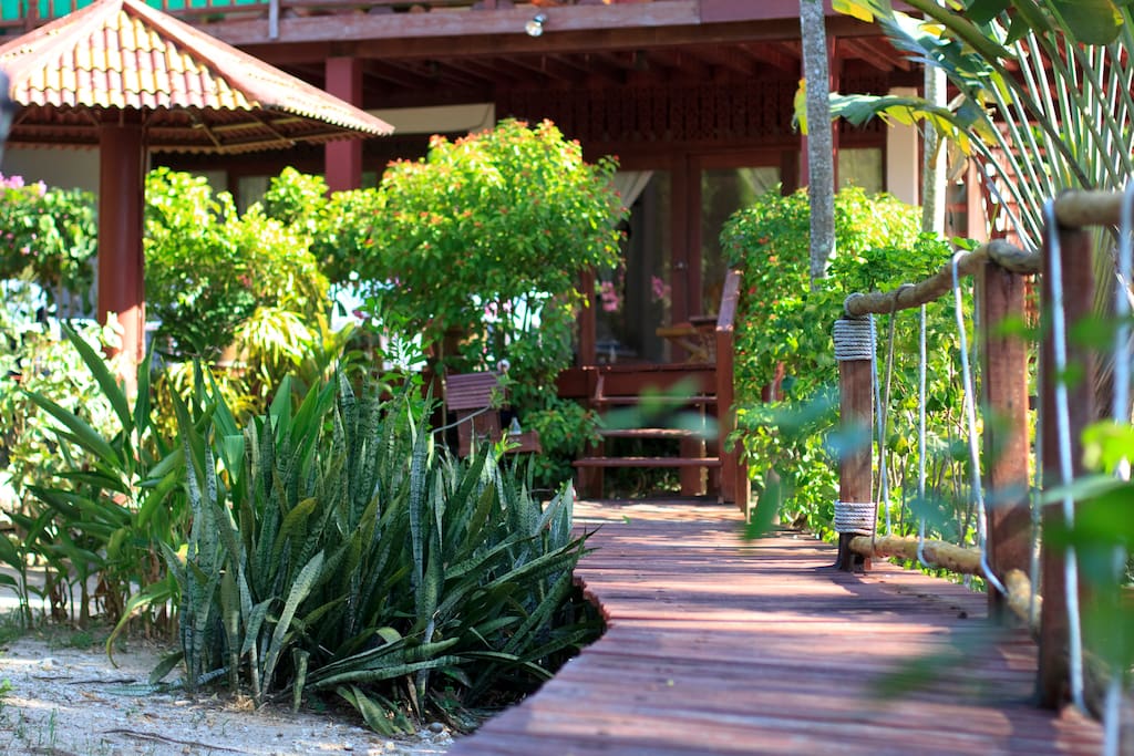 Villa from Walkway