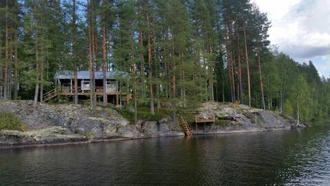 Preacher´s Rock Wildnishütte/Sauna/Ruderboot